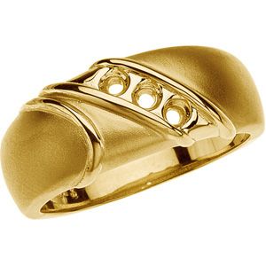 3-Stone Fashion Ring Mounting