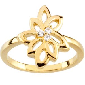 Teen Cluster Ring Mounting for Diamonds