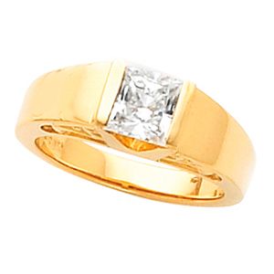 Solitaire Engagement Ring Mounting