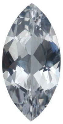 Marquise Genuine White Sapphire (Black Box)