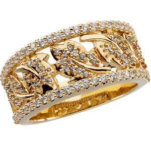 3/4 ct tw Etruscan Inspired Anniversary Band