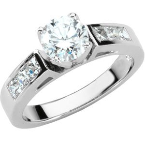 Engagement Base Ring Mounting & Band