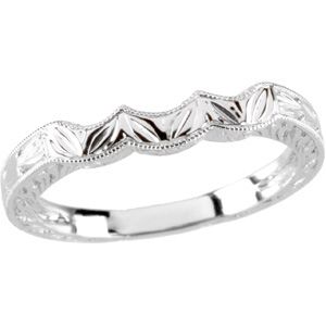 Hand Engraved Wedding Band