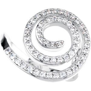 3/8 ct tw Diamond Spiral Ring