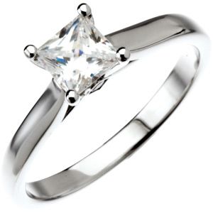 Cathedral-Style Solitaire Semi-Mount Engagement Ring