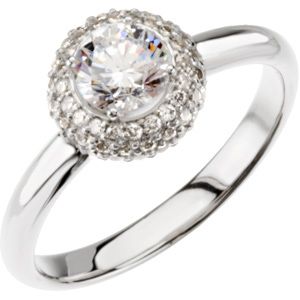 Halo Engagement Ring Mounting