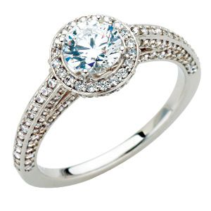Semi-mount Engagement Ring or Matching Band