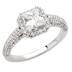 Semi-mount Engagement Ring or Matching Band