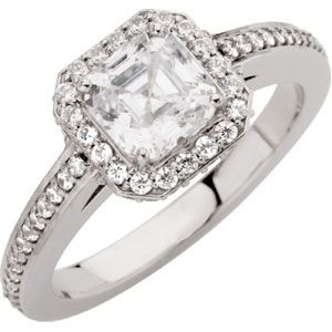 Semi-mount Engagement Ring or Matching Band