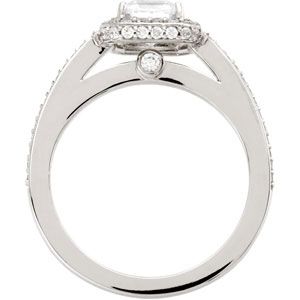 Cathedral-Style Engagement Ring Mounting