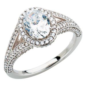 Cathedral-Style Engagement Ring Mounting