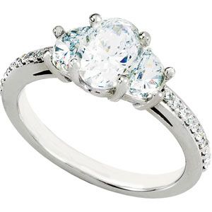 3-Stone Anniversary Ring Mounting 
