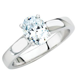 Semi-Mount Solitaire Engagement Ring