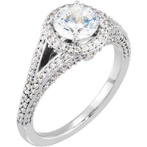  Split Shank Engagement Ring Mounting