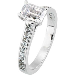 Cathedral-Style Engagement Ring Mounting