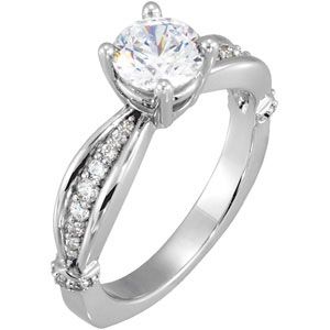 Engagement Ring Mounting or Band