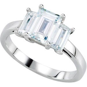 3-Stone Engagement Ring Mounting 