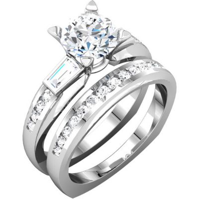 Engagement Mounting or Matching Band