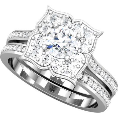 Accented Engagement Mounting or Matching Band