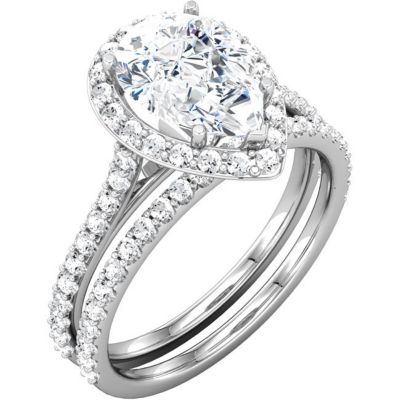 BRIDAL PEAR ENGAGEMENT RING