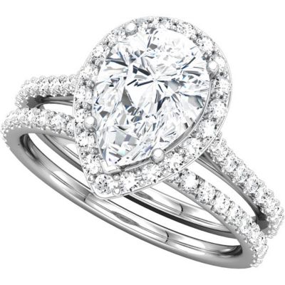 BRIDAL PEAR ENGAGEMENT RING