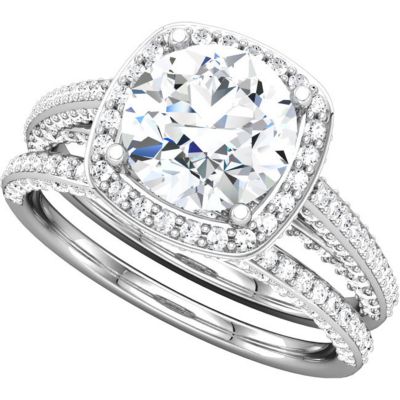 Bridal Engagement Ring Mounting<br> or Matching Band</br>
