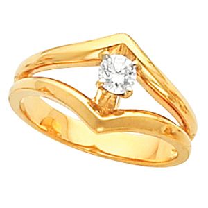 Solitaire Engagement Ring Mounting