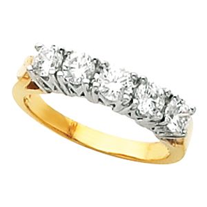 5-Stone Anniversary Ring Mounting