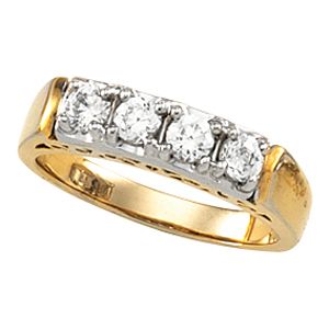 4-Stone Anniversary Ring Mounting