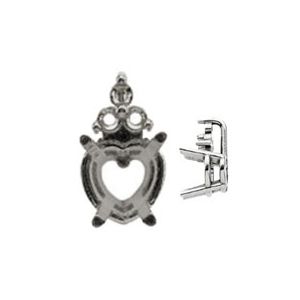 Heart Setting with Trio Accent