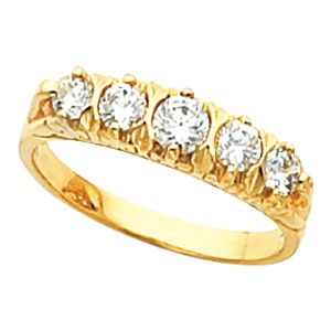 5-Stone Anniversary Ring Mounting
