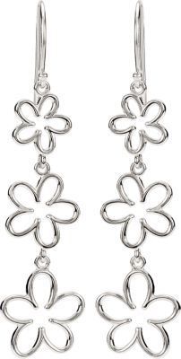 Floral Design Dangle Earrings