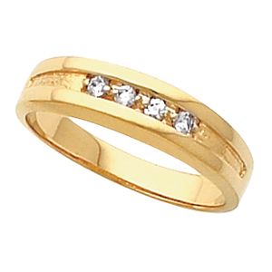 Ladies or Gents Wedding Band Mounting