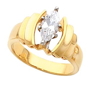 Solitaire Engagement Ring Mounting