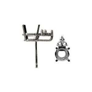 Round 4-Prong Earring with .030