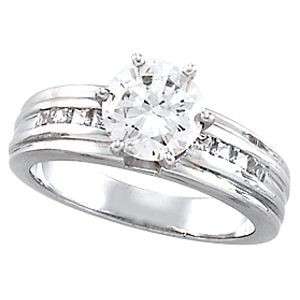 Engagement Ring Mounting & Band