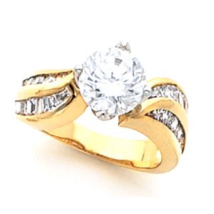 Bypass Tulipset® Engagement Ring Mounting