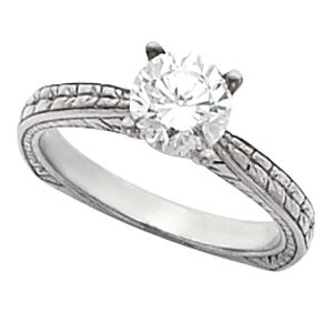 Solitaire Engagement Ring Mounting