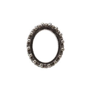 Oval Cabochon Gallery Bezel Setting