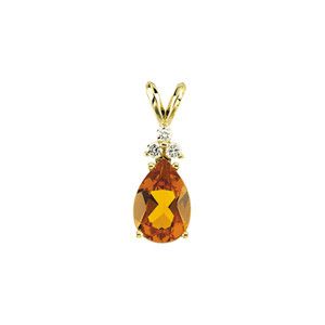 Pendant Mounting for Pear Shape Center