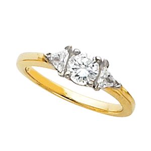 Semi-mount Engagement Ring 