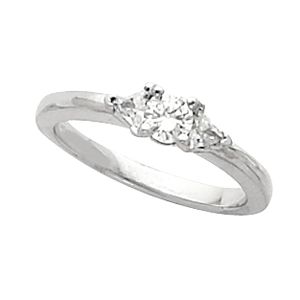 3-Stone Engagement Ring or Band Mounting