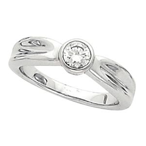 Solitaire Engagement Ring Mounting
