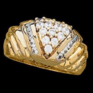 Fashion Cluster Ring Mounting