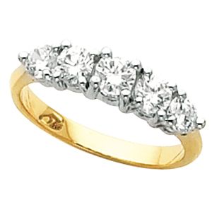 5-Stone Anniversary Ring Mounting