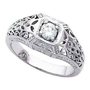 Vintage Design Solitaire Ring Mounting