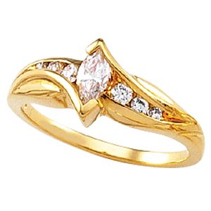 Engagement Ring Mounting & Band