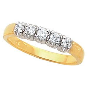 5-Stone Anniversary Ring Mounting