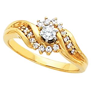 Engagement Ring Mounting & Band