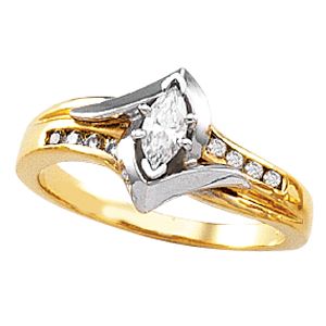 Engagement Ring Mounting & Band